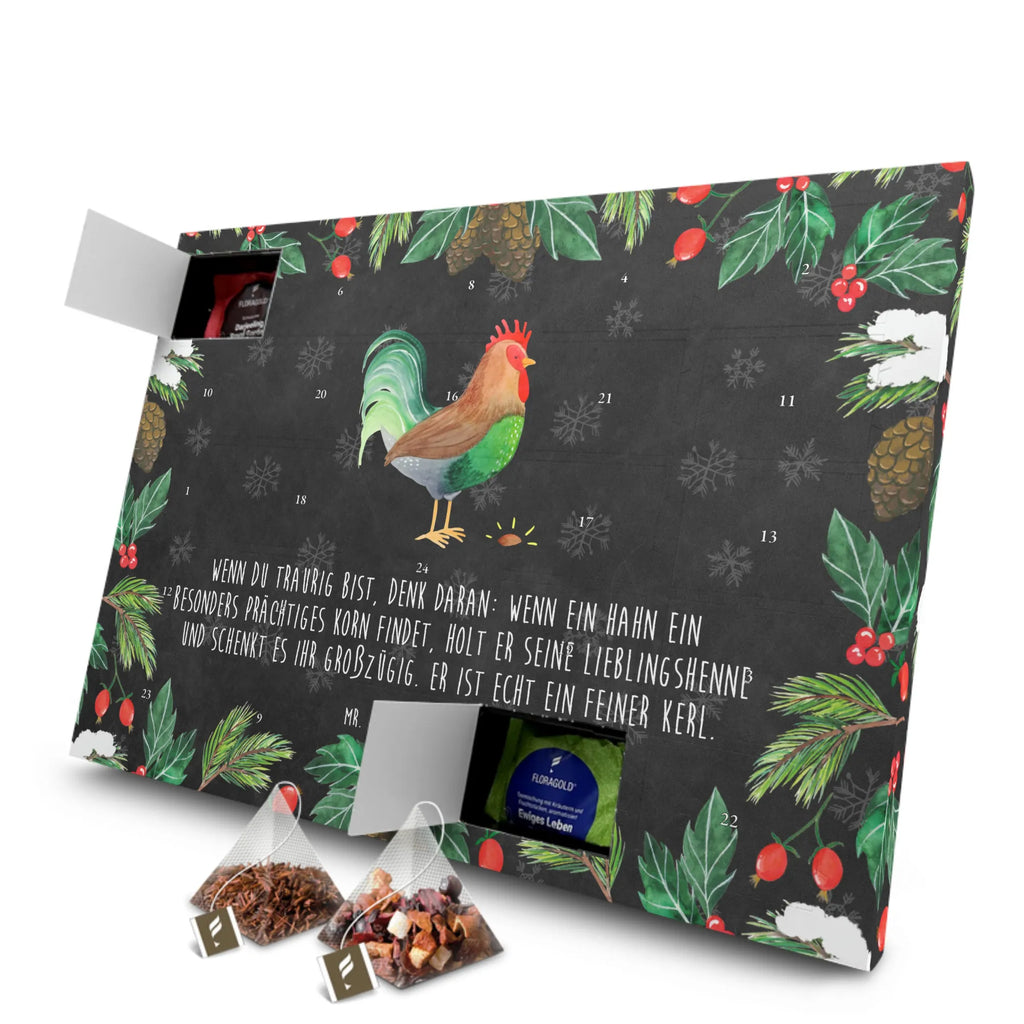 Tee Adventskalender Hahn Korn Adventskalender mit Tee, Tee Adventskalender, Adventskalender, Landwirt, Landwirtin, Hoftiere, Bauernhof, Eier, Henne, Hahn, Korn, Natur