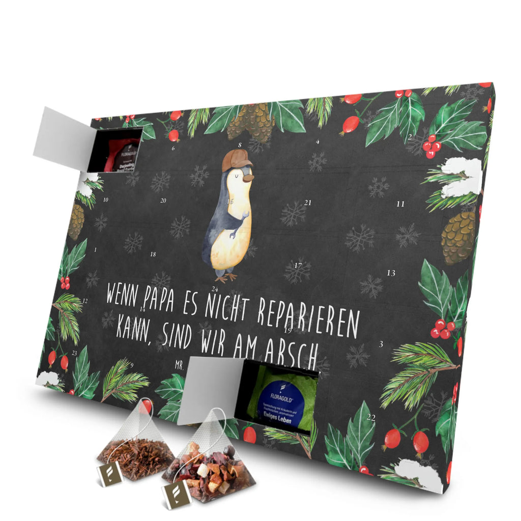 Tee Adventskalender Wenn Papa es nicht reparieren kann, sind wir am Arsch Adventskalender, Tee Adventskalender, Adventskalender mit Tee, Mama, Oma, Opa, Schwester, Papa, Bruder, Muttertag, Vatertag, Familie, Vater, Geschenk Papa, Bester Papa Der Welt