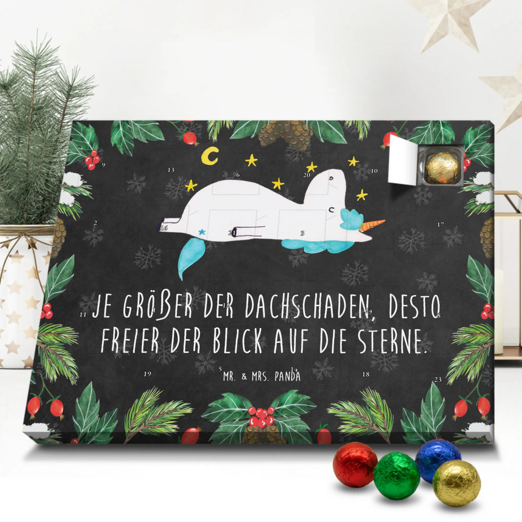 Chocolate advent calendar unicorn starry sky stars, girlfriend gift, heaven, girlfriend present