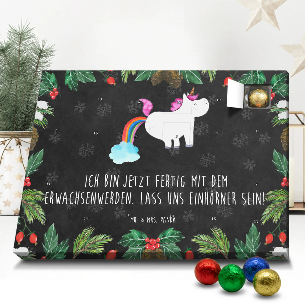 Chocolate advent calendar unicorn fart fart, unicorn fart, uniorn saying, girlfriend gift, fun, rainbow, present