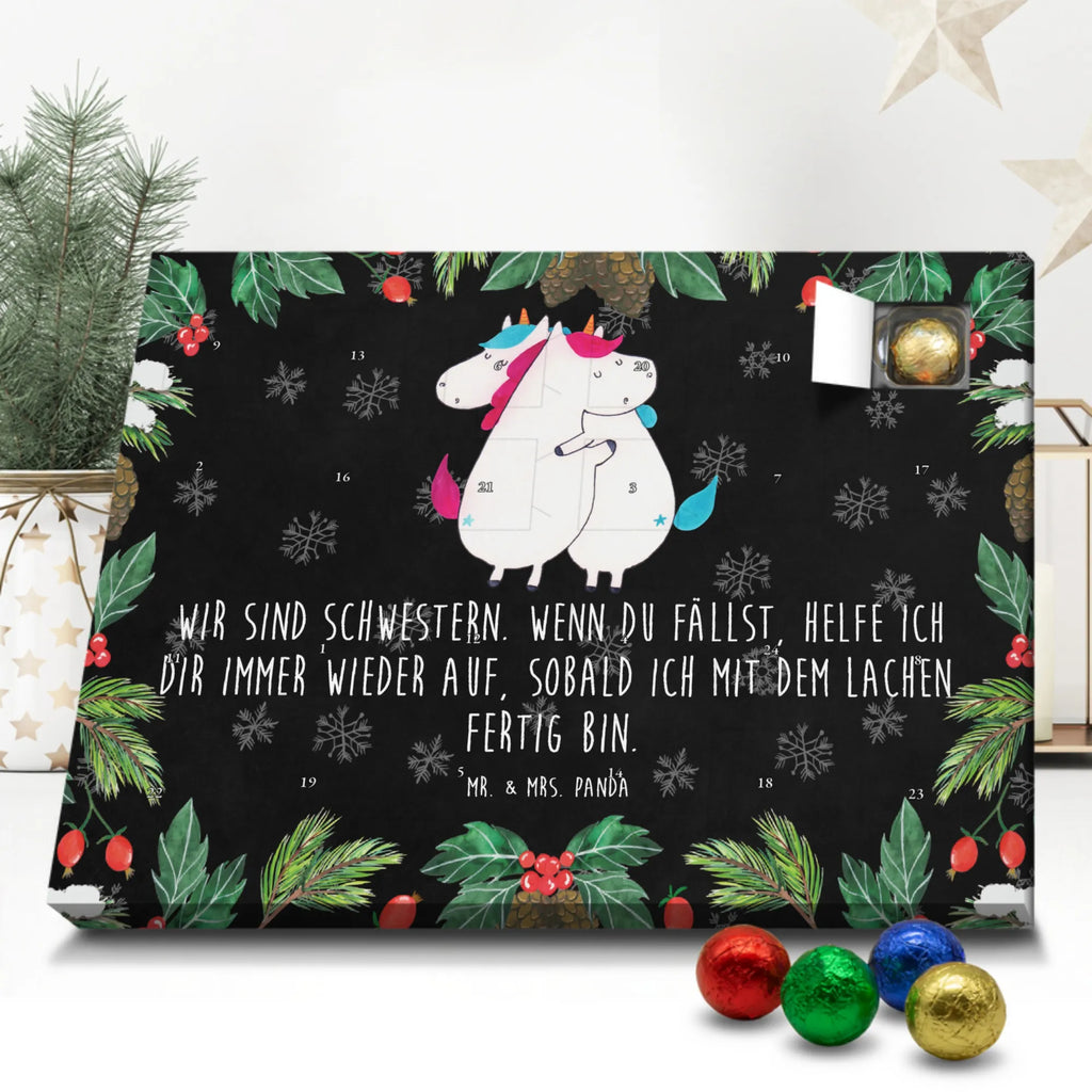 Chocolate advent calendar unicorns Embrace Siblings, Sisters, Girlfriends