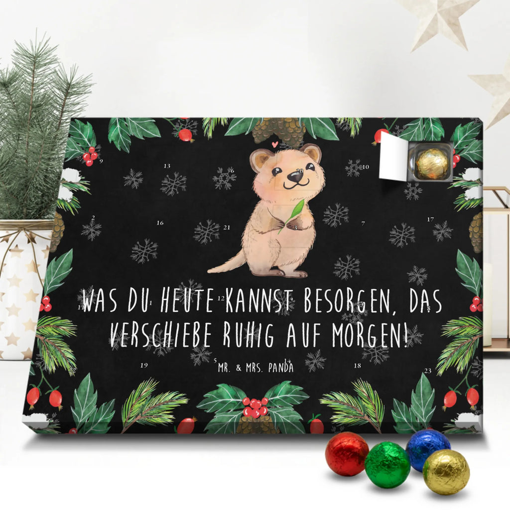 Chocolate advent calendar Quokka Happy gift ideas, gifts, small animals, good mood, cute, funny sayings, cute animal motives, hand drawn, special gifts, card, animal lover