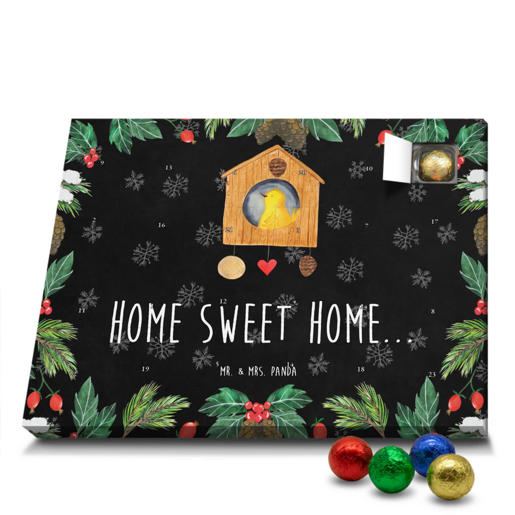 Chocolate advent calendar birdhouse Home gift ideas, gifts, small animals, good mood, cute, funny sayings, cute animal motives, hand drawn, special gifts, card, animal lover, gift, moving out, birdhouse, bird, moving in, house building, moving gift