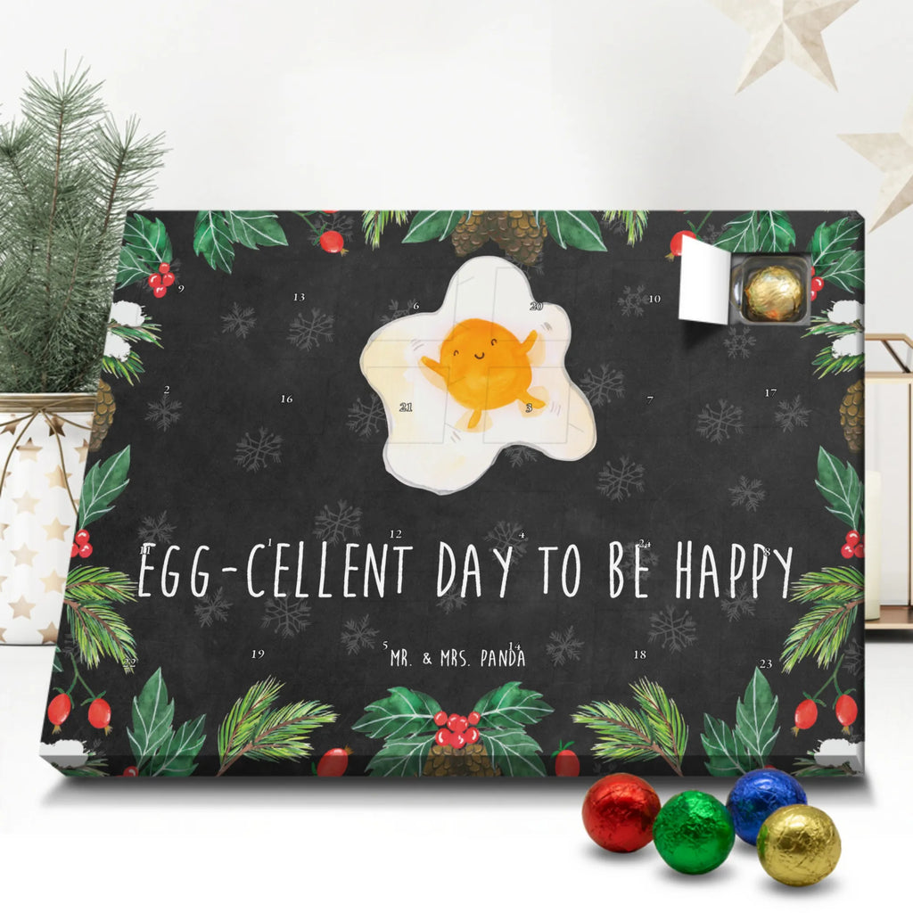 Chocolate advent calendar Fried egg egg gift ideas, gifts, small animals, good mood, cute, funny sayings, cute animal motives, hand drawn, special gifts, card, animal lover, nice, Egg, fried egg, day
