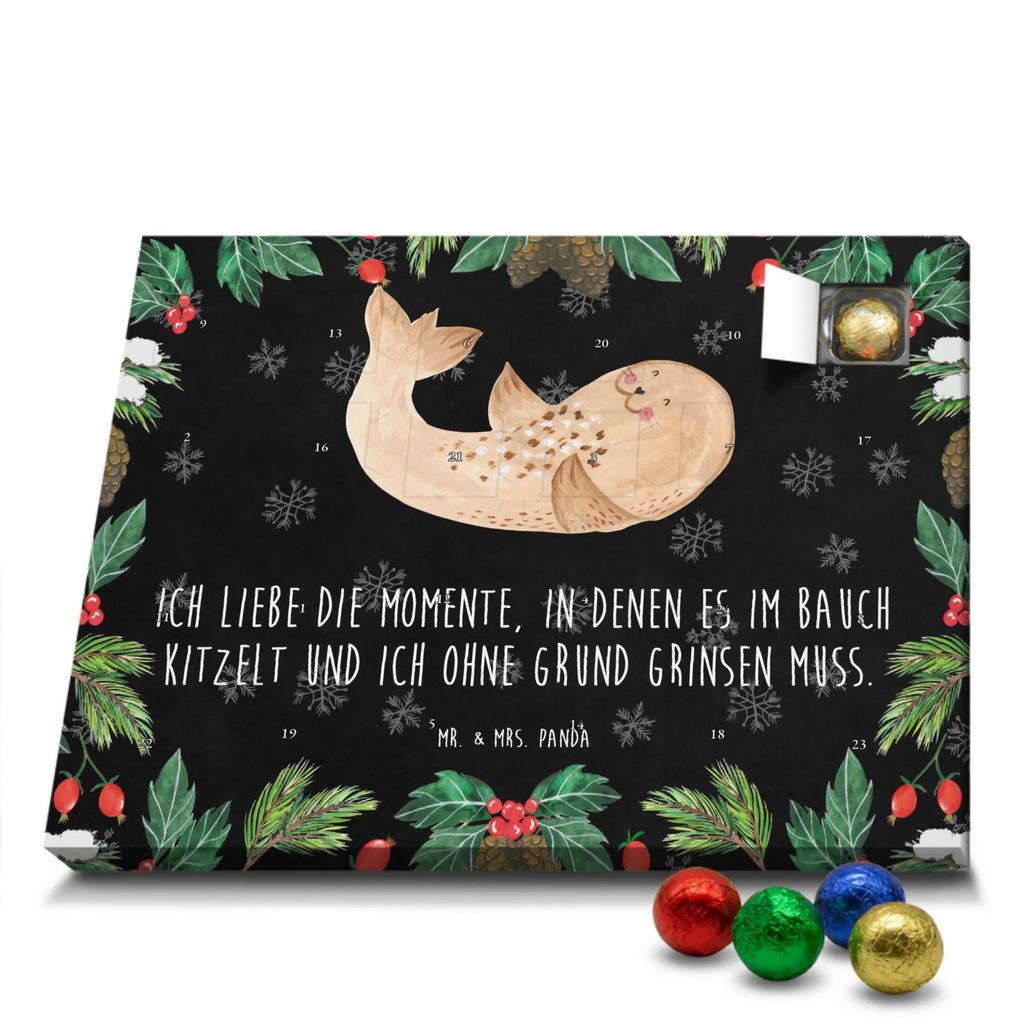 Chocolate advent calendar seal Lay gift ideas, gifts, small animals, good mood, cute, funny sayings, cute animal motives, hand drawn, special gifts, card, animal lover, sea animal, Baltic Sea, North Sea, joy, Seal, seals, laughter