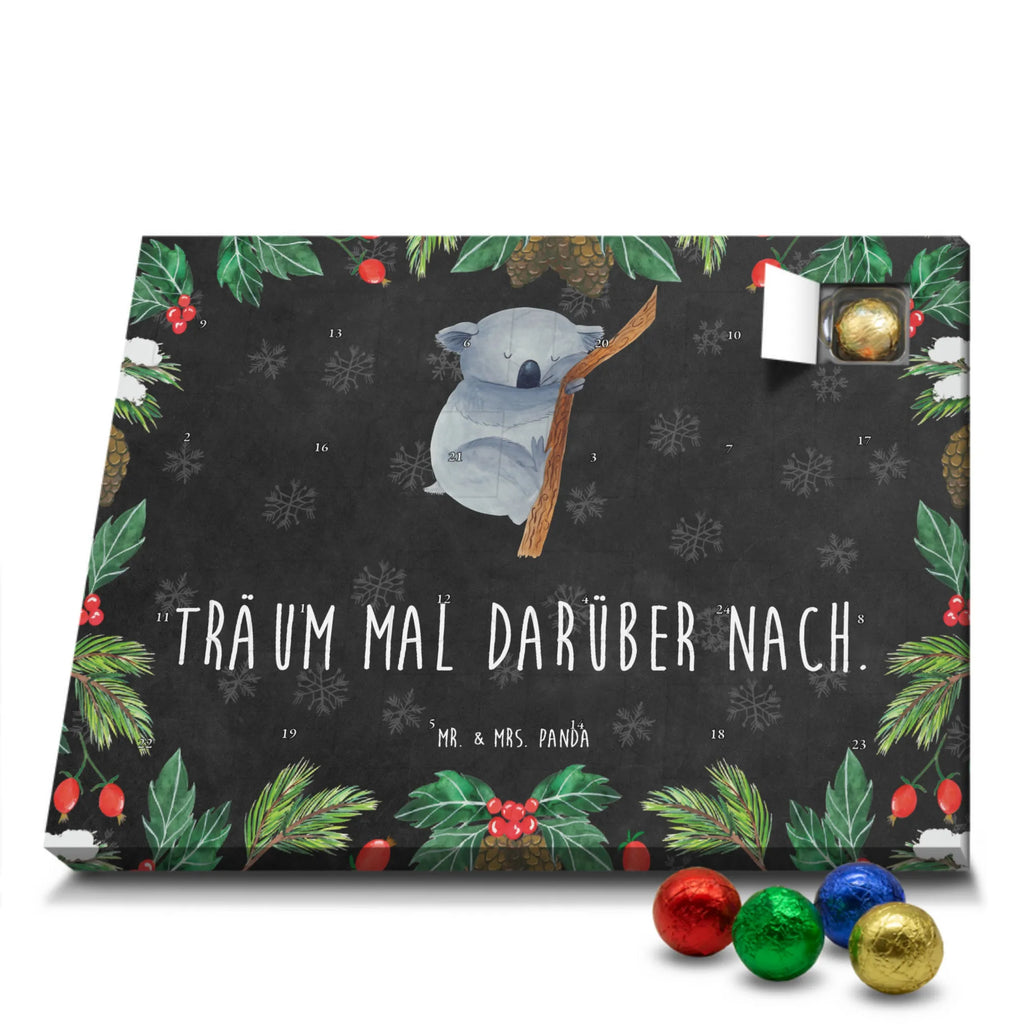 Chocolate advent calendar koala gift ideas, gifts, small animals, good mood, cute, funny sayings, cute animal motives, hand drawn, special gifts, card, animal lover, dream, bedroom, dreamland, sleeping, koala bear