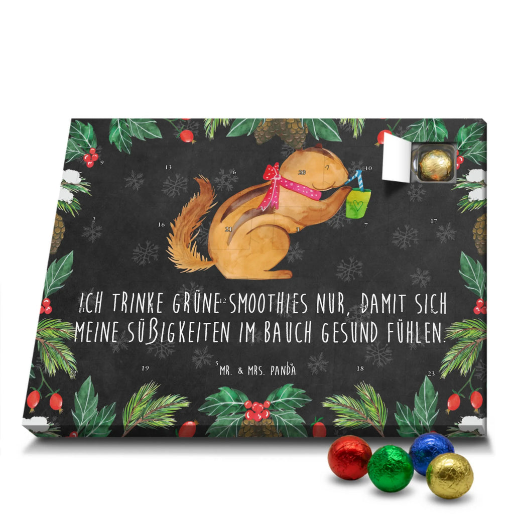 Chocolate advent calendar Squirrel smoothies gift ideas, gifts, small animals, good mood, cute, funny sayings, cute animal motives, hand drawn, special gifts, card, animal lover, chipmunks, squirrels, diet, weight loss