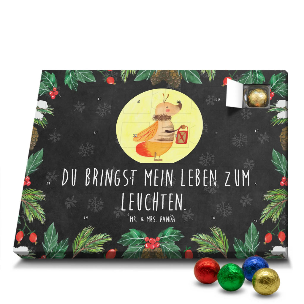 Chocolate advent calendar Firefly gift ideas, gifts, small animals, good mood, cute, funny sayings, cute animal motives, hand drawn, special gifts, card, animal lover, magic, glow, love saying, proof of love, anniversary, butterfly, glowworm, favourite person, marriage proposal