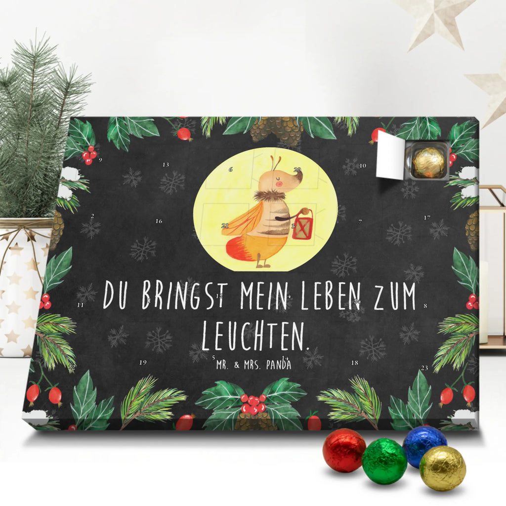 Chocolate advent calendar Firefly gift ideas, gifts, small animals, good mood, cute, funny sayings, cute animal motives, hand drawn, special gifts, card, animal lover, magic, glow, love saying, proof of love, anniversary, butterfly, glowworm, favourite person, marriage proposal