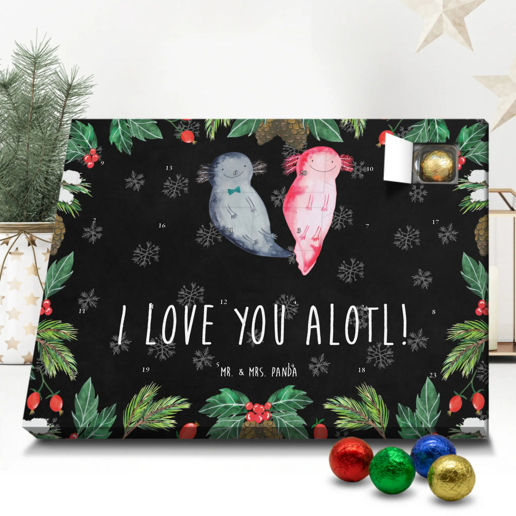 Chocolate advent calendar axolotl Love Loving, Marriage, Proposal of marriage, anniversary gift, Together, Love gift, gift for her, gift for him, Two, Valentine&#39;s Day Gift for Women Love Gift Anniversary Wedding Anniversary Party Favor Gift for Girlfriend Gift for Partner Boyfriend Gift Token of Love for Men for Husband