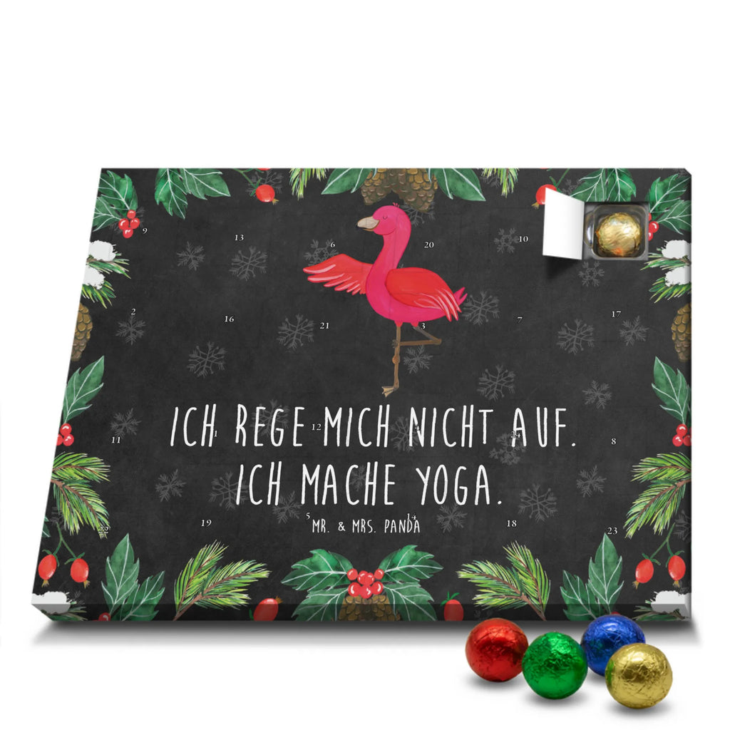 Chocolate advent calendar flamingo yoga gifts, gift idea, small gifts, pink gifts, adults, pink bird, children, bird of paradise, Caribbean feeling, funny sayings, girls gifts, unusual gifts in pink, flamingo fans, red, gift pink, flamingo decoration, vacation, relaxation, mindfulness, yoga exercise, anger, deep relaxation, bird, agitation