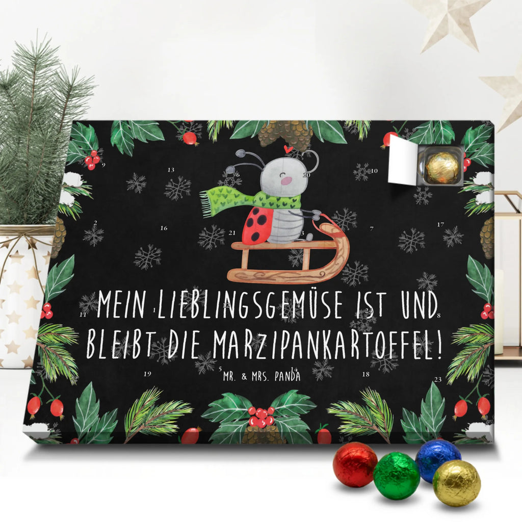 Chocolate advent calendar Smörle sledding snow, Christmas time