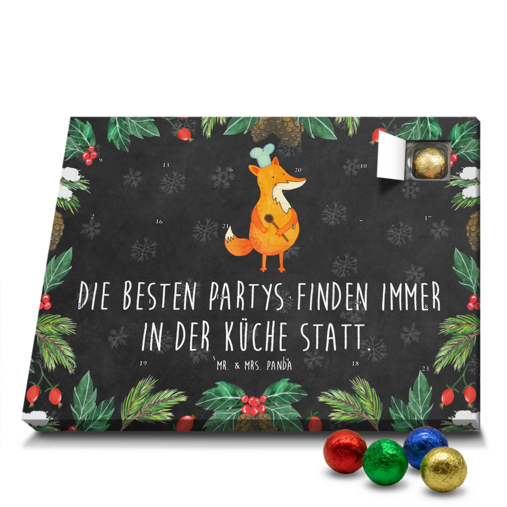 Chocolate advent calendar Fox A cook forest wildlife, clever as a fox, foxes, animal lover, Cook gift, Baker, Kitchen decoration, Slogan funny, Chefs, Kitchen slogan, Party slogan
