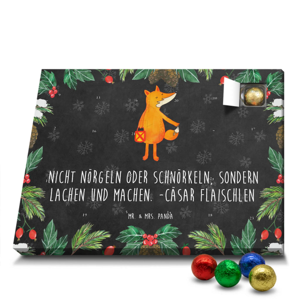 Chocolate advent calendar Fox Lantern forest wildlife, clever as a fox, foxes, animal lover, Lovesickness Spell, Cheer up, Saint Martin, Lantern, Caesar Otto Hugo Flaischlen, Lantern parade, Foxes, Spell comforting