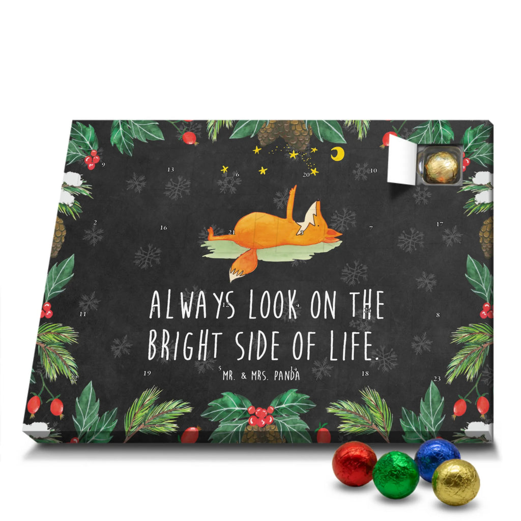 Chocolate advent calendar Fox Stars forest wildlife, clever as a fox, foxes, animal lover, Romance, Saying positive, words of consolation, Saying beautiful