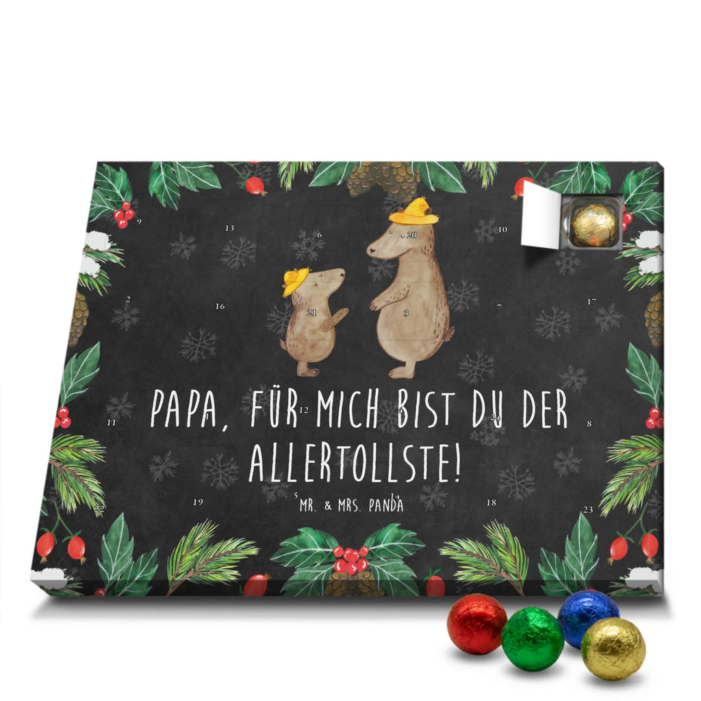 Chocolate advent calendar Bears with hats Father's Day, Mother's Day, favourite person, child, father-son, son, father, role model, children, father's day, sons