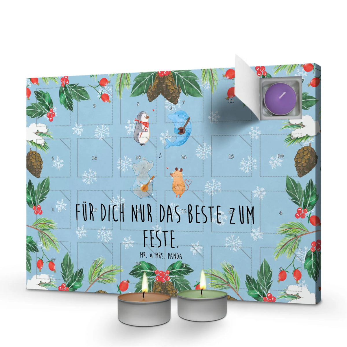 Scented candle advent calendar Big tape