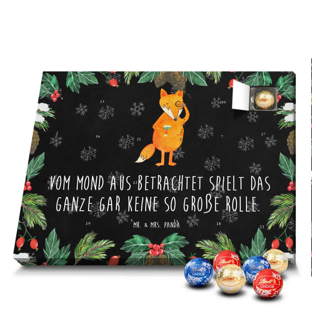 Chocolate advent calendar Fox lord forest wildlife, clever as a fox, foxes, animal lover, words of consolation, motivation saying, problem solving, lovesickness gift, saying funny