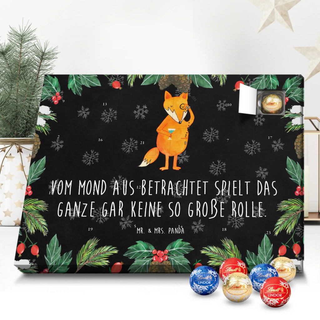 Chocolate advent calendar Fox lord forest wildlife, clever as a fox, foxes, animal lover, words of consolation, motivation saying, problem solving, lovesickness gift, saying funny