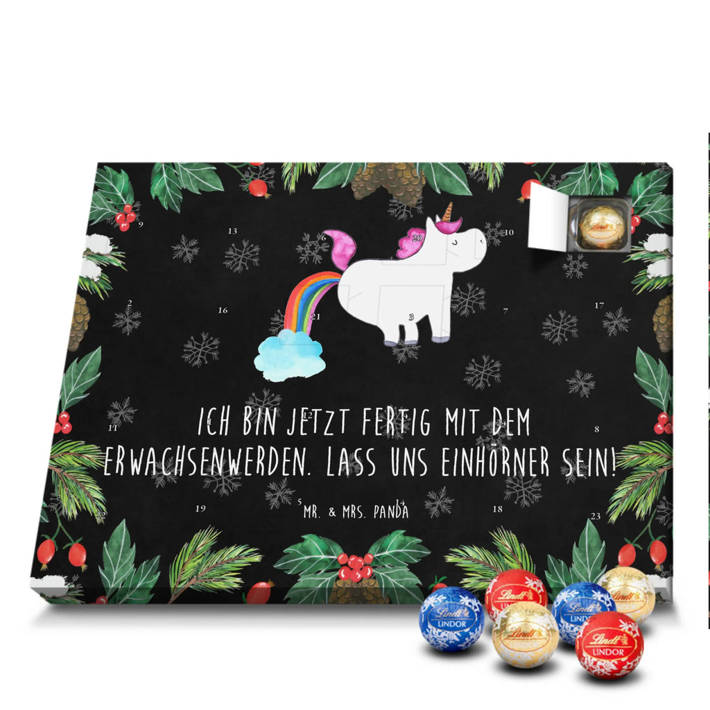 Chocolate advent calendar unicorn fart fart, unicorn fart, uniorn saying, girlfriend gift, fun, rainbow, present