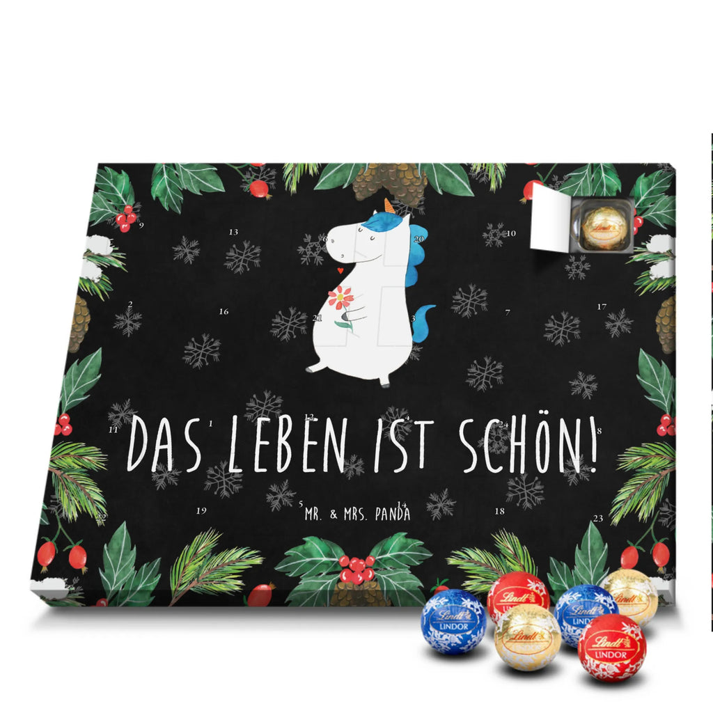 Chocolate advent calendar unicorn Stroll Flowers, Girlfriend present, bff gift, Walk, Mother, Joy, Good Luck