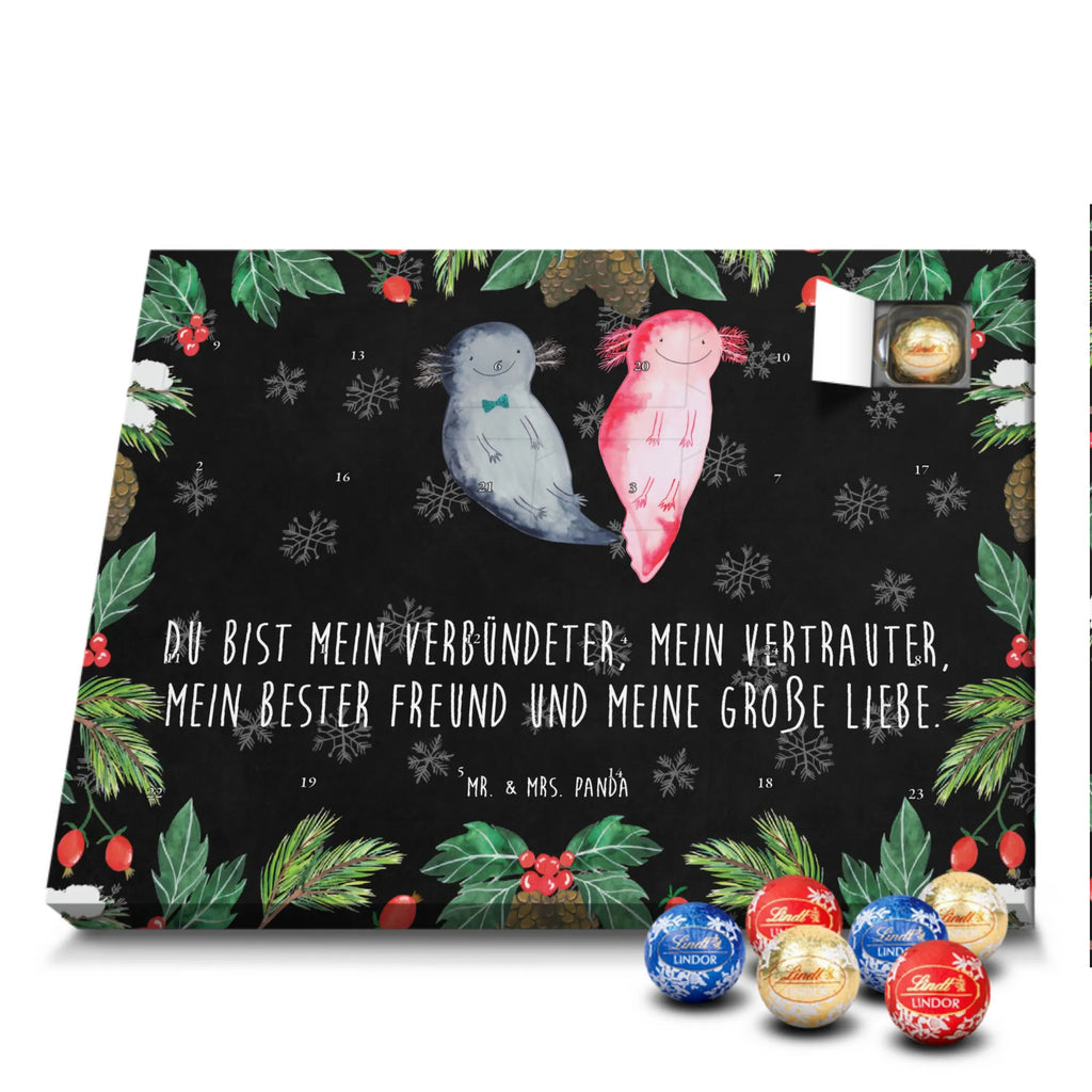 Chocolate advent calendar axolotl Girlfriend Mexican walking fish, Axelotl, marine animals, salamander, amphibian, husband, valentine's day, great love, friend, tail, fiancé, anniversary, proof of love