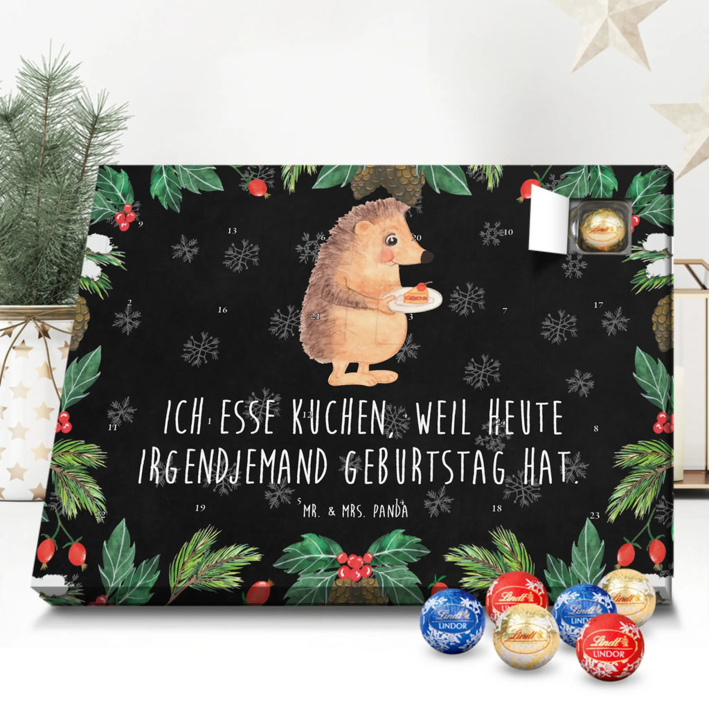 Chocolate advent calendar Hedgehog piece of cake gift ideas, gifts, small animals, good mood, cute, funny sayings, cute animal motives, hand drawn, special gifts, card, animal lover, birthday cake, invitation party, bake cake, food saying, baking gift, cake
