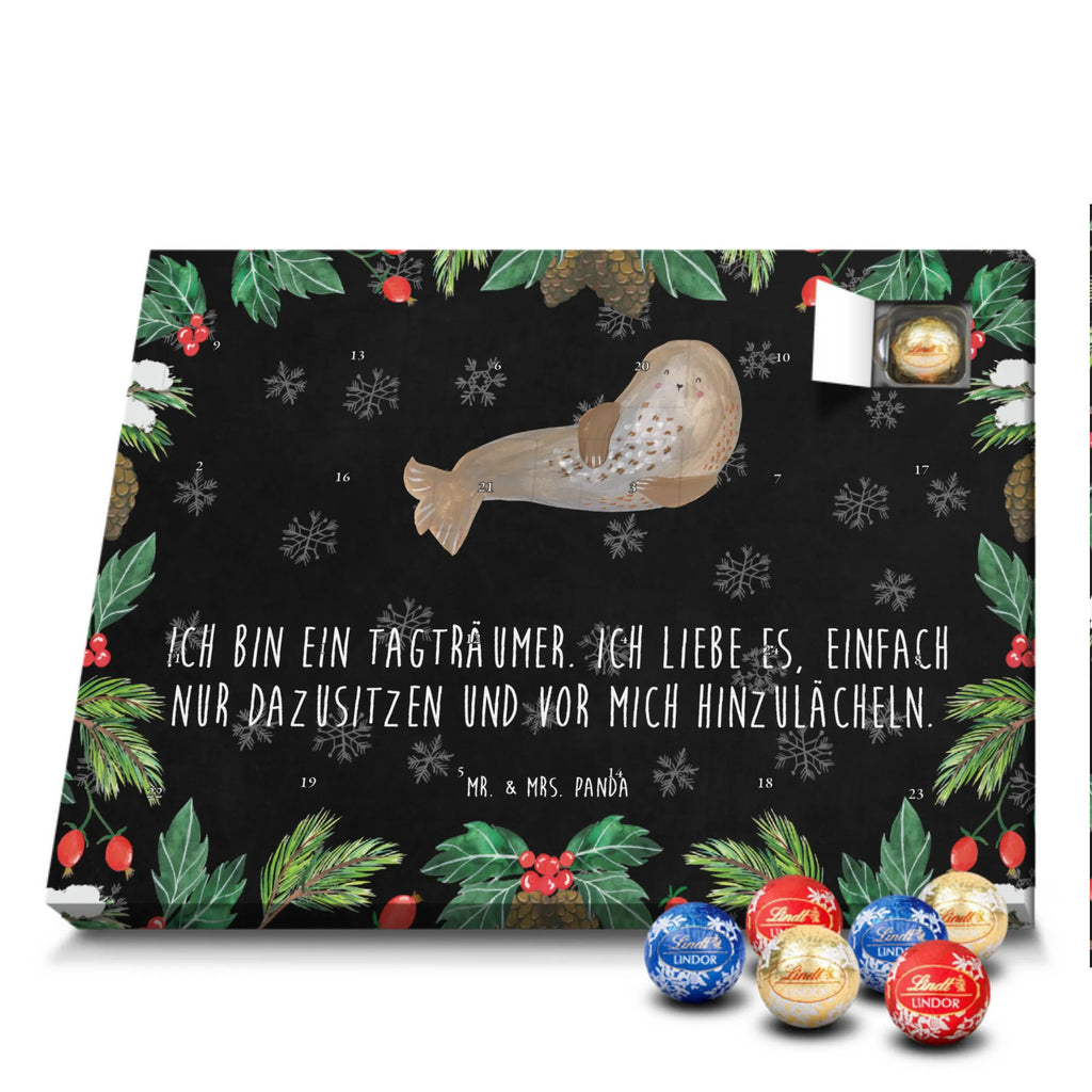 Chocolate advent calendar seal Laugh gift ideas, gifts, small animals, good mood, cute, funny sayings, cute animal motives, hand drawn, special gifts, card, animal lover, Seal, North Sea, Sea animal, Seals, Baltic Sea
