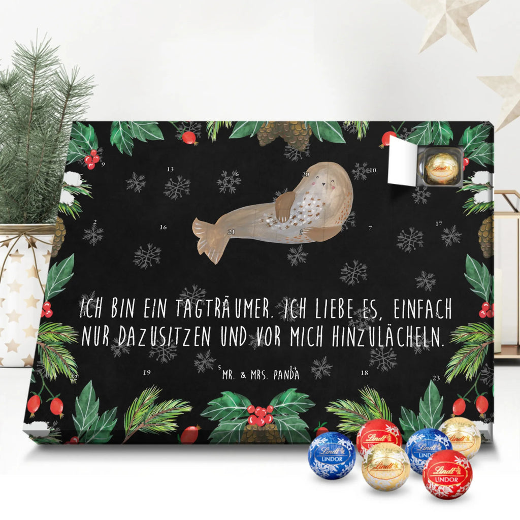 Chocolate advent calendar seal Laugh gift ideas, gifts, small animals, good mood, cute, funny sayings, cute animal motives, hand drawn, special gifts, card, animal lover, Seal, North Sea, Sea animal, Seals, Baltic Sea
