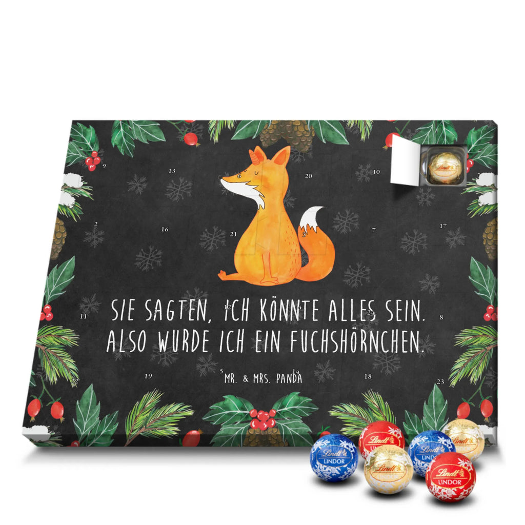 Chocolate advent calendar unicorn Fox foxes, fox horns