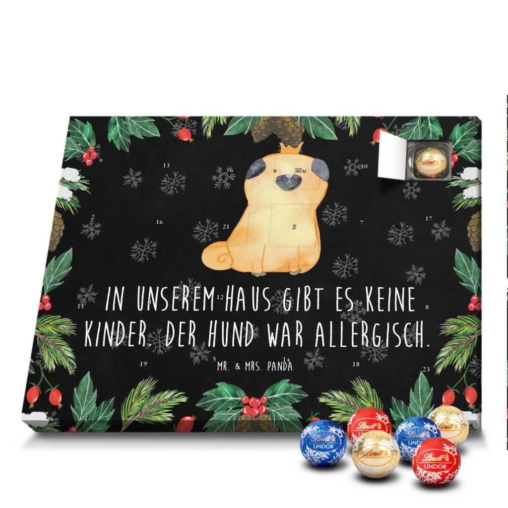 Chocolate advent calendar pug Crown mutt, dog sayings, love dogs, dog mama, funny gifts for dog owners, woof, what do you give a dog lover, dog breed, Christmas gifts for dogs, gifts for dogs, bag with dog print, love for dogs, hound, dog decorative items, childless, allergic, dog owners. Saying, Pug, house rules