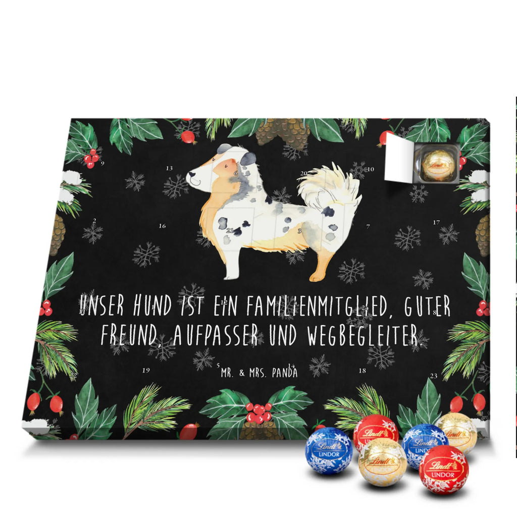 Chocolate advent calendar Dog Australia Shepherd mutt, dog sayings, love dogs, dog mama, funny gifts for dog owners, woof, what do you give a dog lover, dog breed, Christmas gifts for dogs, gifts for dogs, bag with dog print, love for dogs, hound, dog decorative items, Dog love, Australia Shepherd, Family dog, Saying, Sayings