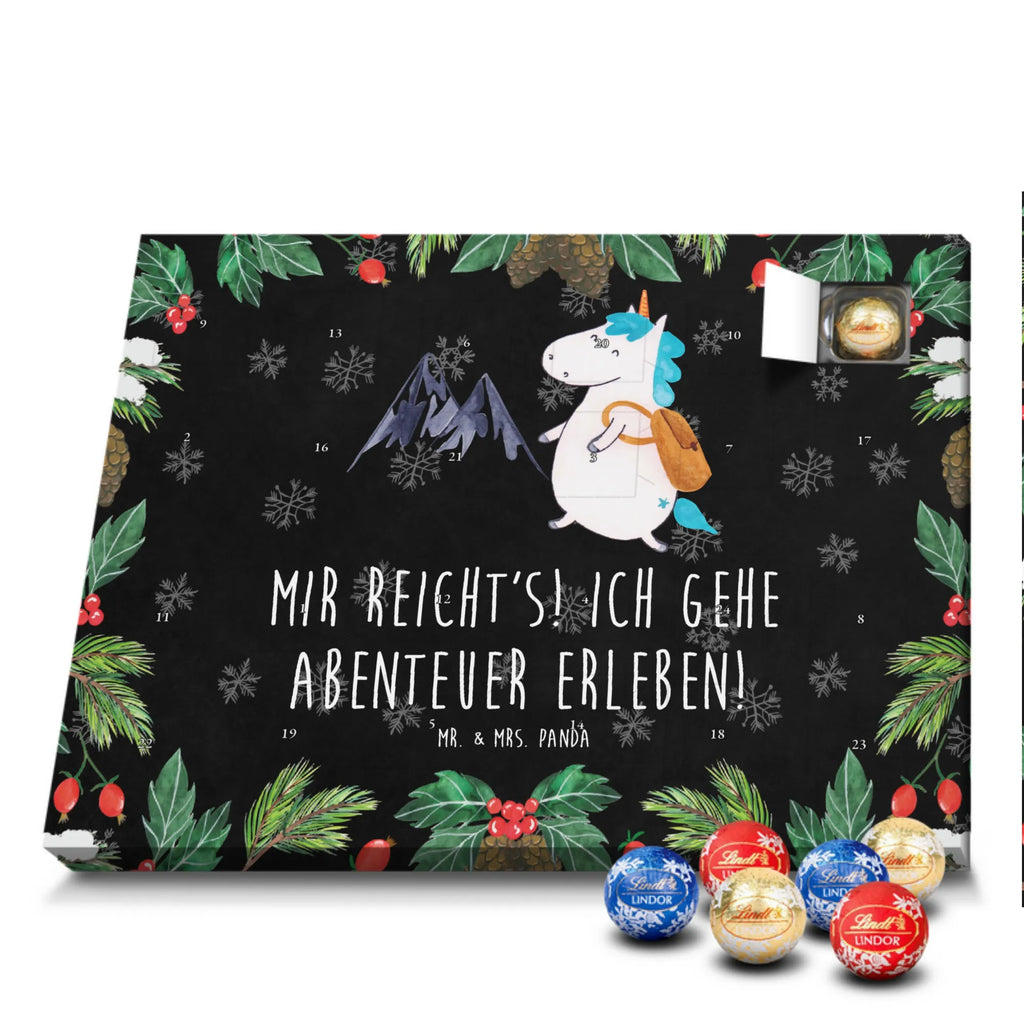 Chocolate advent calendar unicorn climber adventurer, travel, mountaineer, vacation, world traveler, adventure, mountains, world trip, explorer