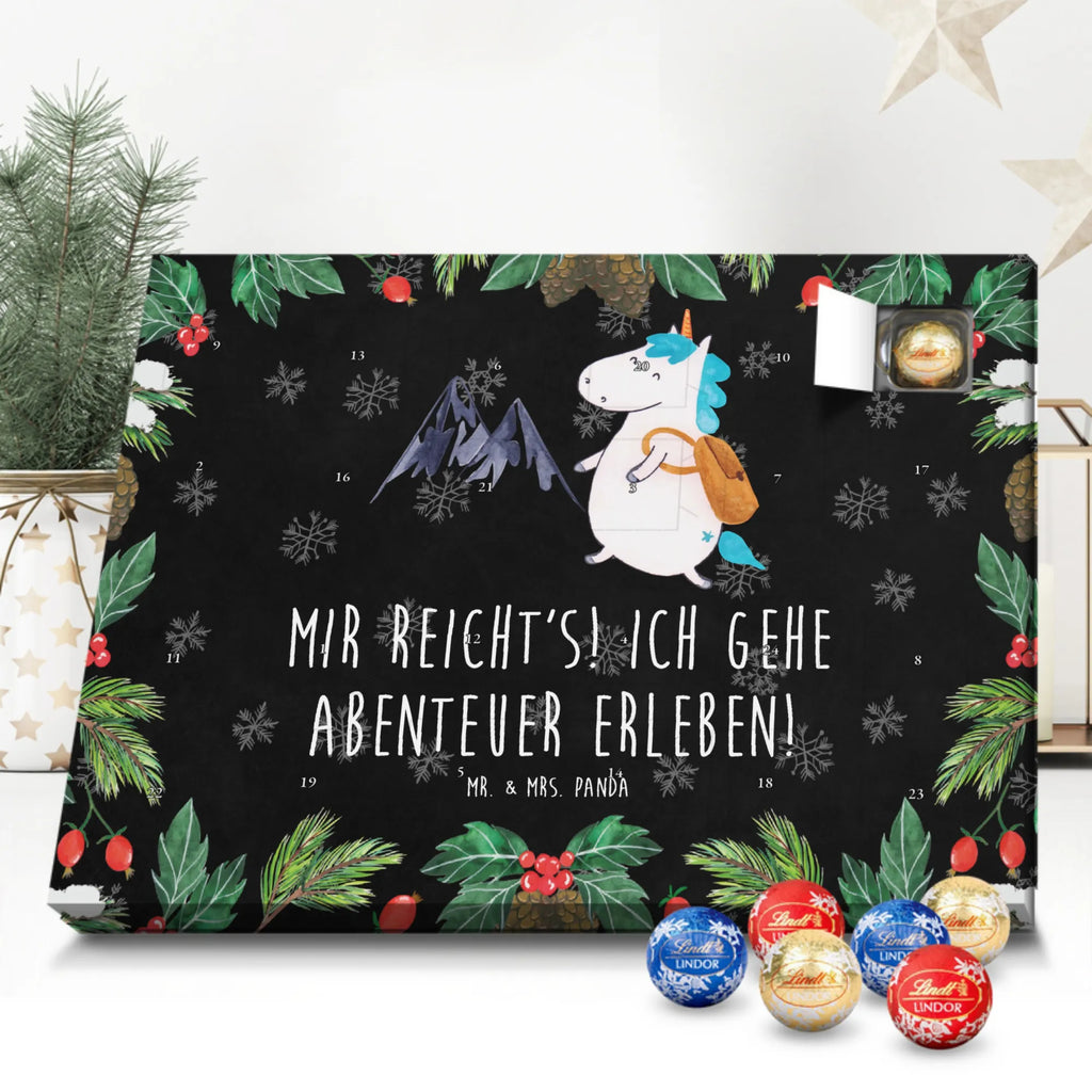 Chocolate advent calendar unicorn climber adventurer, travel, mountaineer, vacation, world traveler, adventure, mountains, world trip, explorer