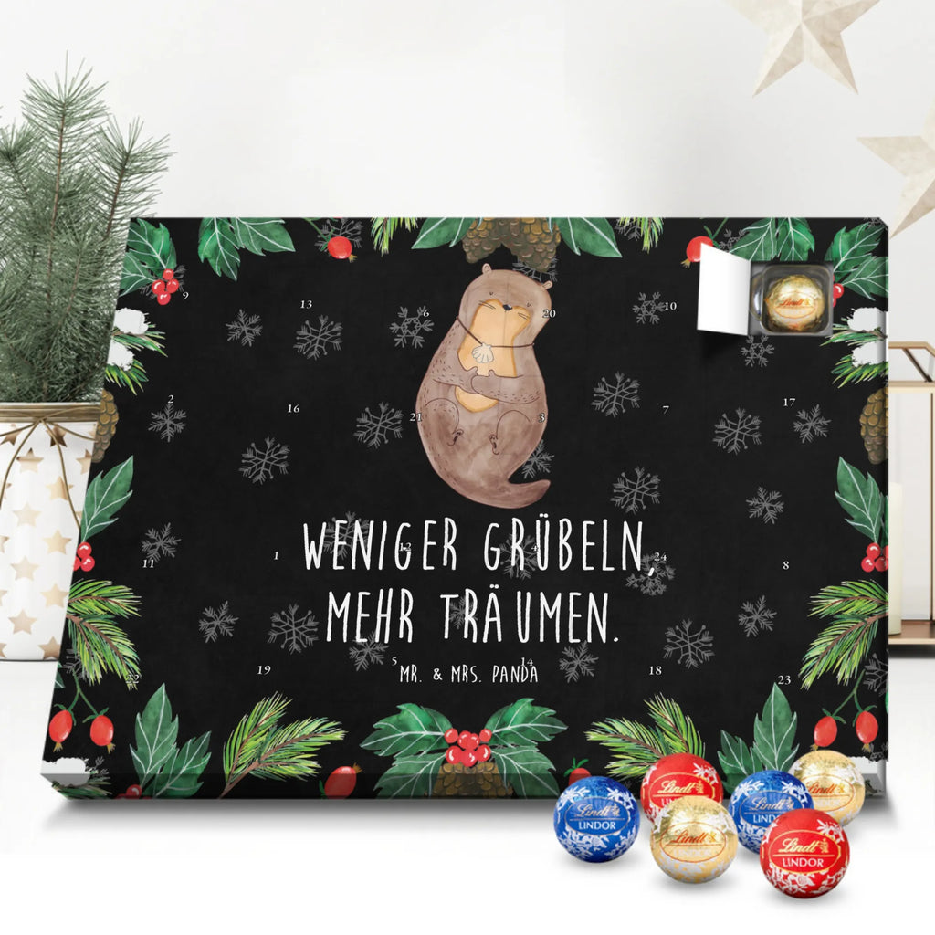 Chocolate advent calendar otter shell mammal, predator, gifts for people in love, gift ideas for animal lovers, animal, aquatic animal, marten, otter gifts, water mammal, water, water animal, sea otter, animal lover, European otter, baby otter, dreaming, daydreaming, brooding, otter love