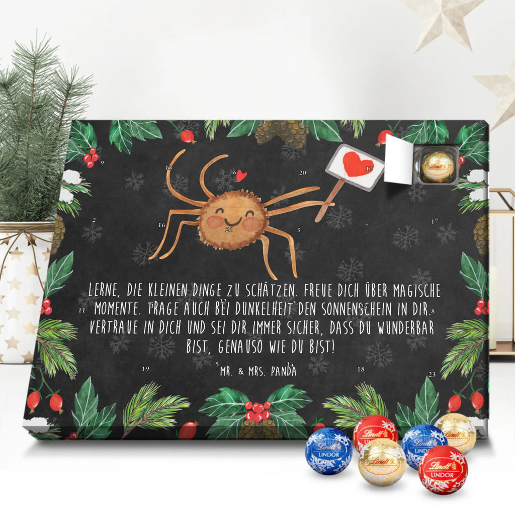 Chocolate advent calendar Spider Agatha Motivation Spider, Spider Agathe