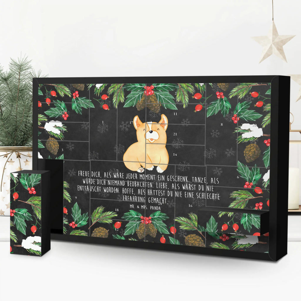 Fillable advent calendar Corgi dog breed, hound, bag with dog print, mutt, what do you give a dog lover, dog mama, Christmas gifts for dogs, dog decorative items, funny gifts for dog owners, dog sayings, love dogs, woof, love for dogs, gifts for dogs, joy of life, saying, dog's sayings, british, sayings
