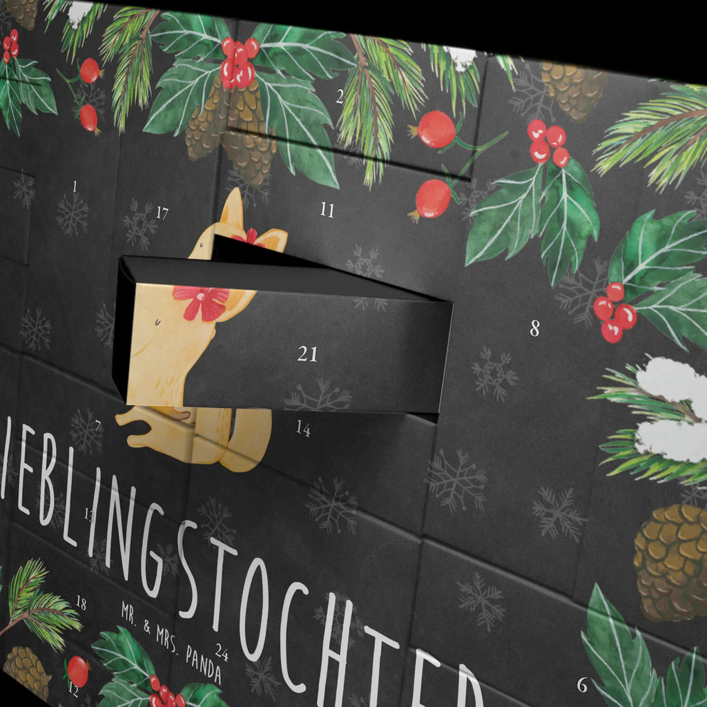 Fillable advent calendar Fox mummy Father's Day, Mother's Day, mother, favourite daughter, present, daughter, best daughter