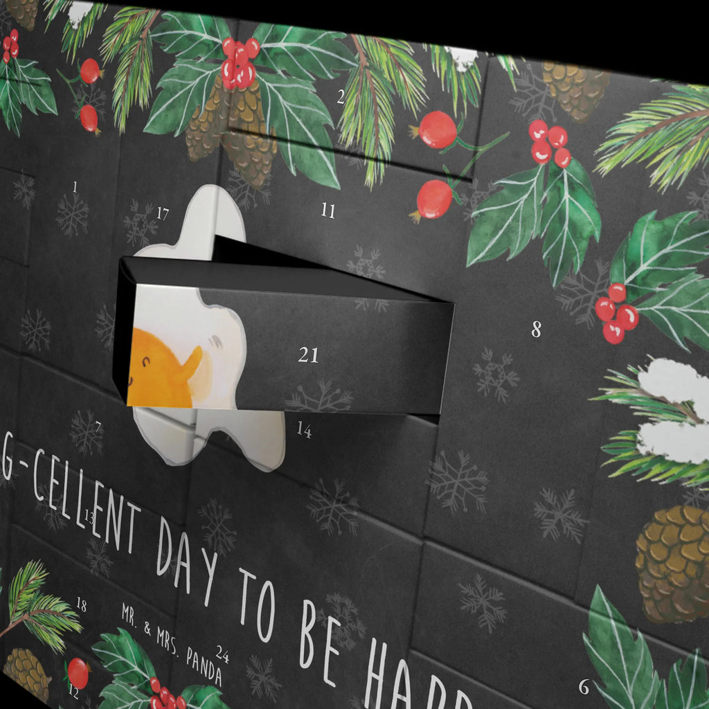 Fillable advent calendar Fried egg egg card, gift ideas, gifts, animal lover, special gifts, cute animal motives, hand drawn, small animals, good mood, cute, funny sayings, Egg, day, fried egg, nice