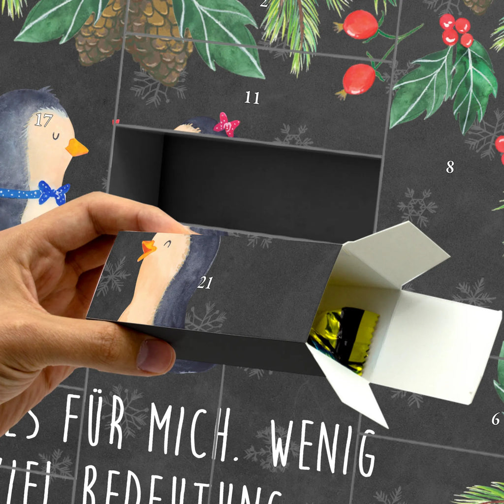 Fillable advent calendar Penguin pair Penguins, North Pole, proof of love, wedding gift, wedding day, penguins, wedding, great love, anniversary, love gift, dream couple, lovers