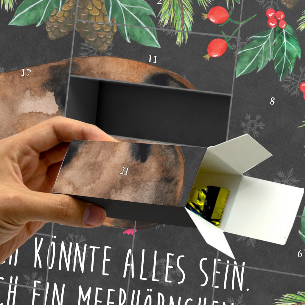 Fillable advent calendar unicorn Guinea pig squirrels, guinea pig