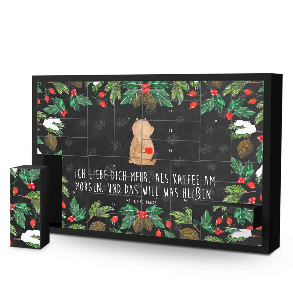 Fillable advent calendar bear morning coffee Loving, Two, gift for him, gift for her, Love gift, Together, anniversary gift, Proposal of marriage, Marriage, Valentine&#39;s Day Gift for Women Love Gift Anniversary Wedding Anniversary Party Favor Gift for Girlfriend Gift for Partner Boyfriend Gift Token of Love for Men for Husband
