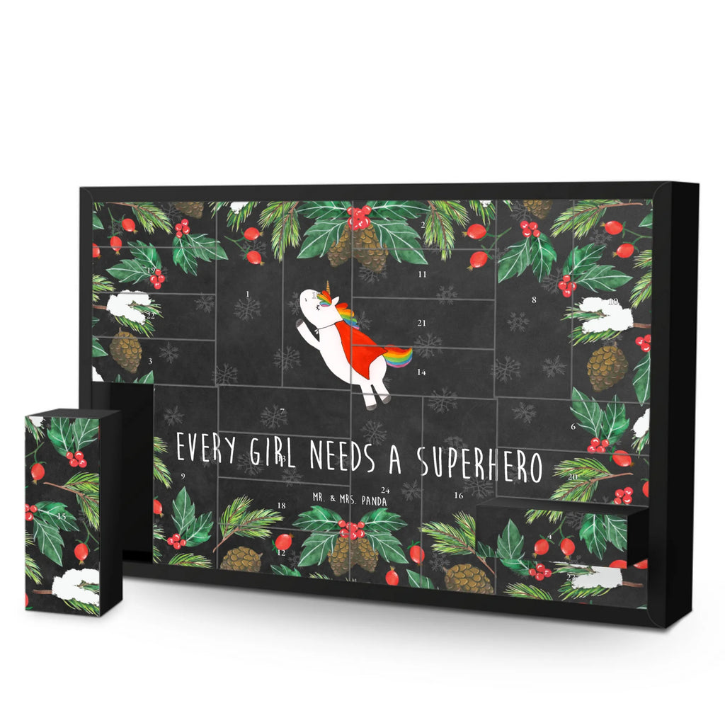 Fillable advent calendar unicorn Excellent Girlfriend gift, Girlfriend present, Superhero