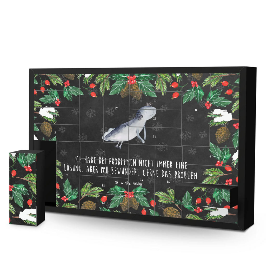Fillable advent calendar axolotl To swim salamander, Axelotl, marine animals, Mexican walking fish, solutions, amphibians, tail, problems