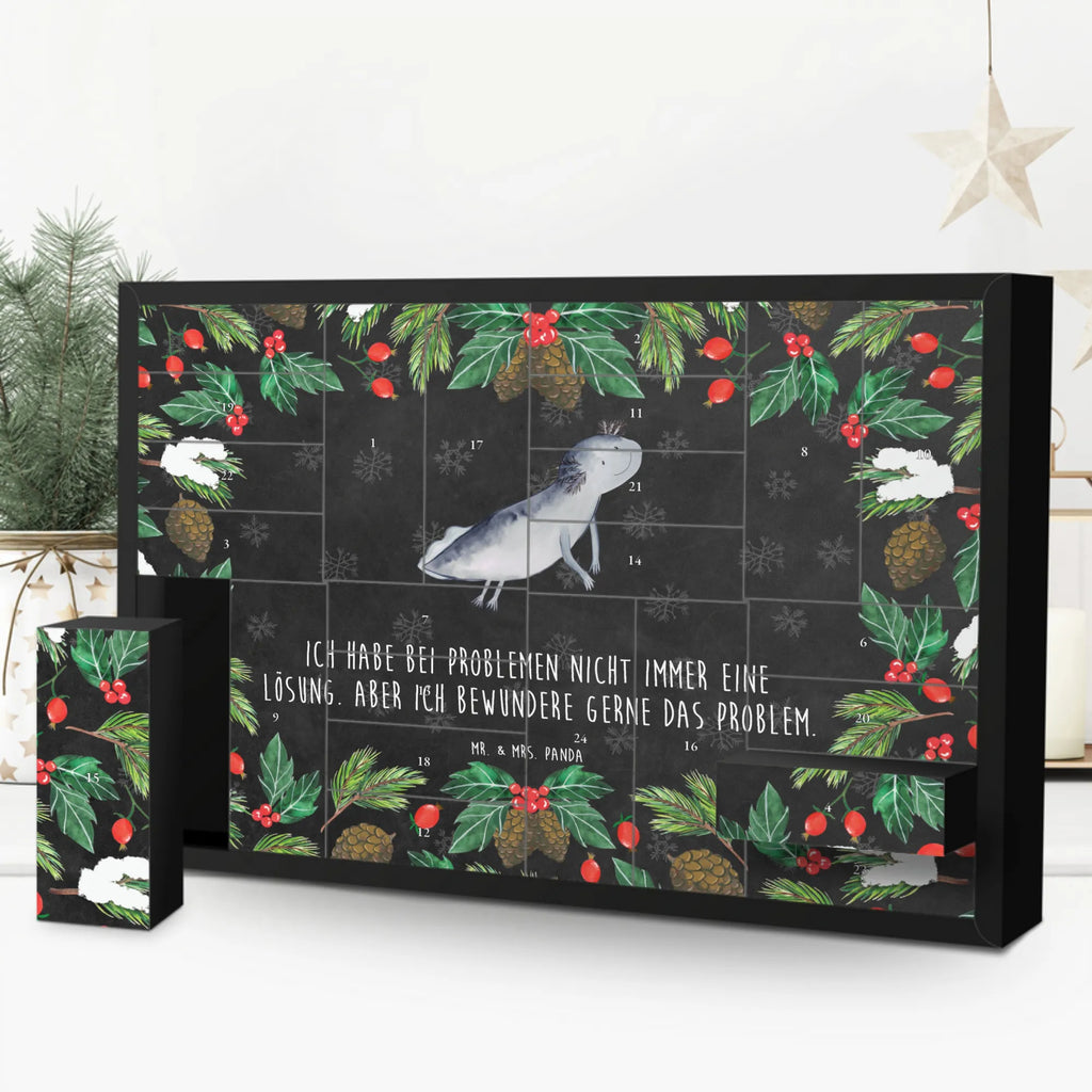 Fillable advent calendar axolotl To swim salamander, Axelotl, marine animals, Mexican walking fish, solutions, amphibians, tail, problems