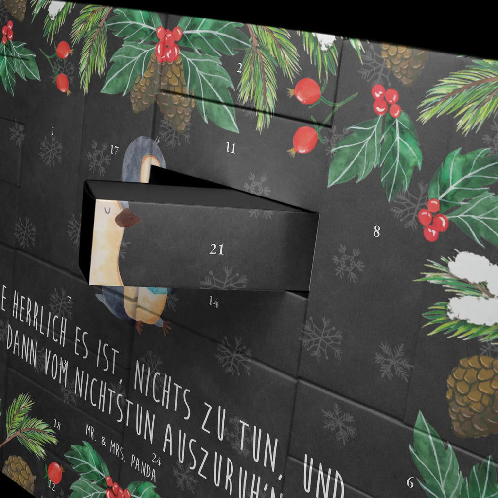 Fillable advent calendar Penguin A book Penguins, North Pole, book, penguins, vacation, reading, doing nothing, leisure, holidays, lazing around, bookworm