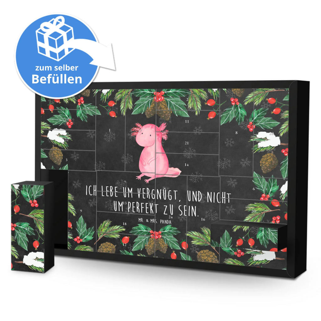 Fillable advent calendar axolotl zero salamander, Axelotl, marine animals, Mexican walking fish, worldly wisdom, wisdom, girlfriend, lifestyle, contented, cheerful
