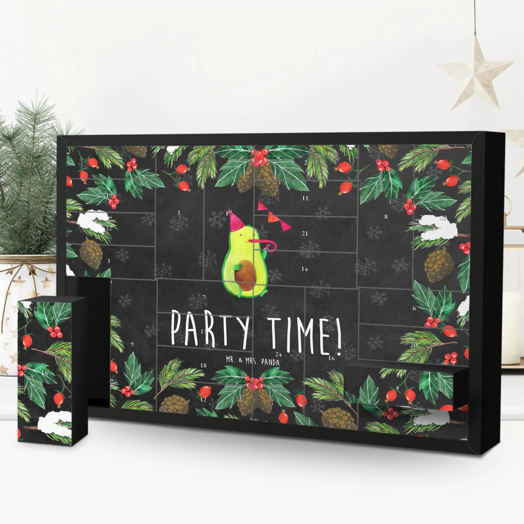 Fillable advent calendar avocado party time vegetables