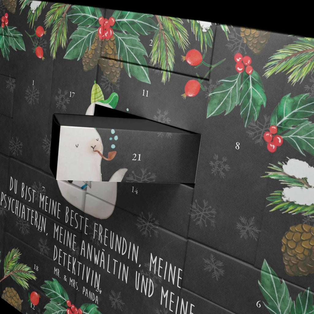 Fillable advent calendar seal sherlock card, gift ideas, gifts, animal lover, special gifts, cute animal motives, hand drawn, small animals, good mood, cute, funny sayings