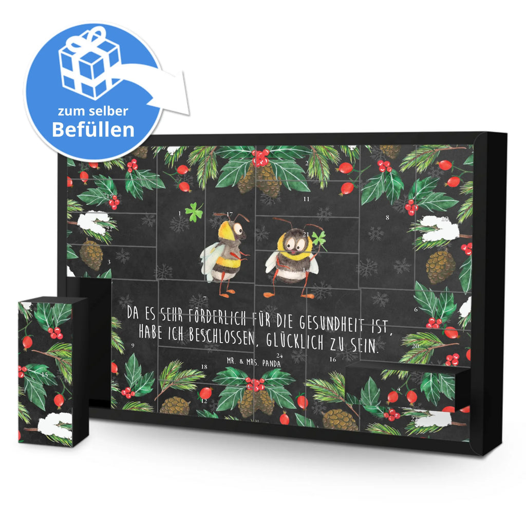 Fillable advent calendar bumblebees shamrock card, gift ideas, gifts, animal lover, special gifts, cute animal motives, hand drawn, small animals, good mood, cute, funny sayings, become happy, saying beautiful, saying happy, saying positive, bumblebee, bee decoration, be happy